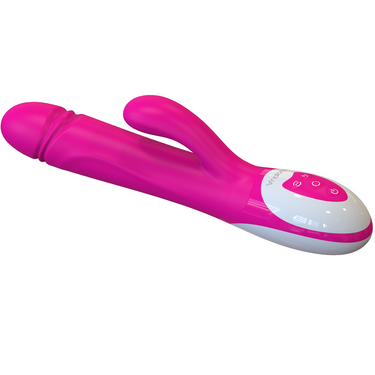 Vibratore Doppia Azione in Silicone Morbido con Wave e 7 Modalità di Stimolazione
